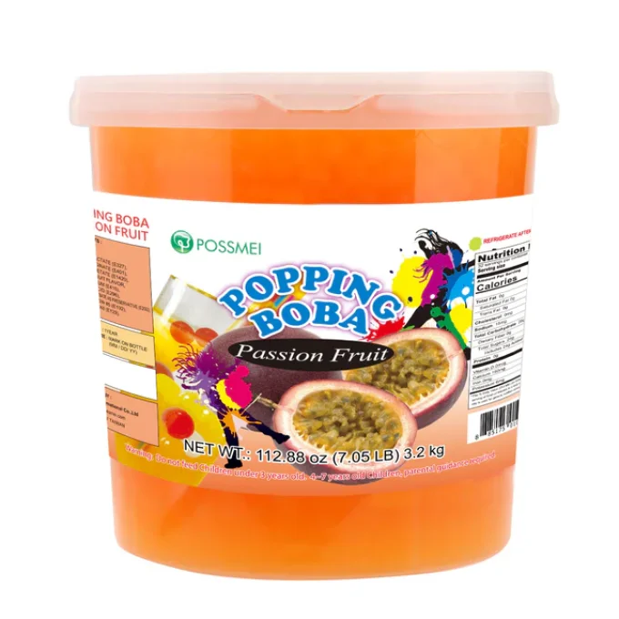 POSSMEI - Perles de fruits fruit de la passion pot de 3.2kg